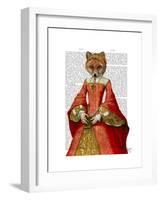 Fox Queen-Fab Funky-Framed Art Print