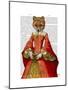 Fox Queen-Fab Funky-Mounted Art Print