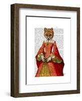 Fox Queen-Fab Funky-Framed Art Print