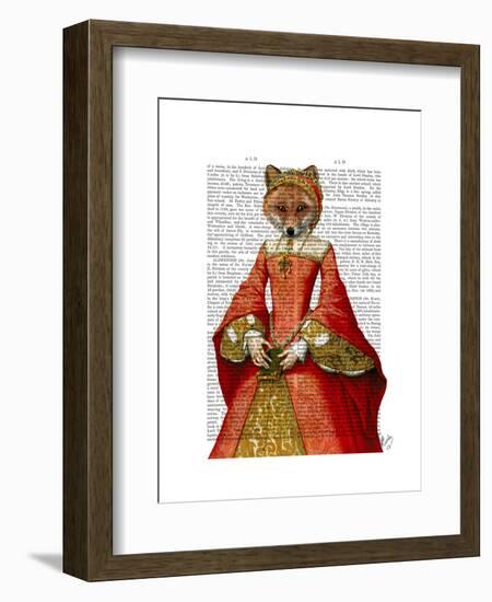 Fox Queen-Fab Funky-Framed Art Print