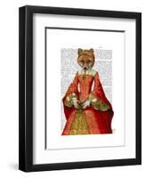 Fox Queen-Fab Funky-Framed Art Print