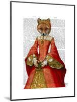 Fox Queen-Fab Funky-Mounted Art Print