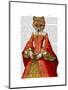 Fox Queen-Fab Funky-Mounted Art Print