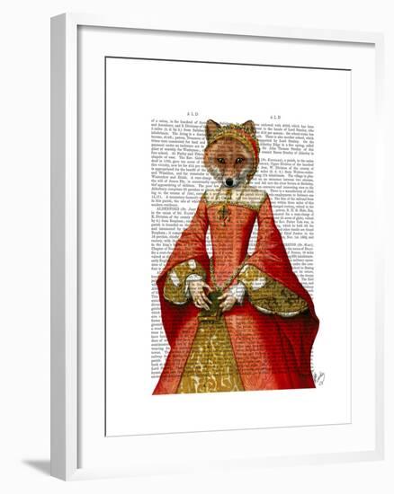 Fox Queen-Fab Funky-Framed Art Print