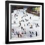 "Fox River Ice-Skating", January 11, 1958-John Falter-Framed Premium Giclee Print