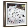 "Fox River Ice-Skating", January 11, 1958-John Falter-Framed Premium Giclee Print