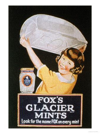  Fox s Glacier Mints Sweets UK 1920 Giclee Print AllPosters