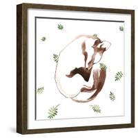 Fox's Sleep-null-Framed Giclee Print