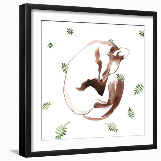 Fox's Sleep-null-Framed Giclee Print