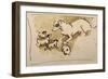 Fox Terrier and Puppies-Joseph Crawhall-Framed Giclee Print