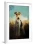 Fox Terrier on Alert-Jai Johnson-Framed Giclee Print