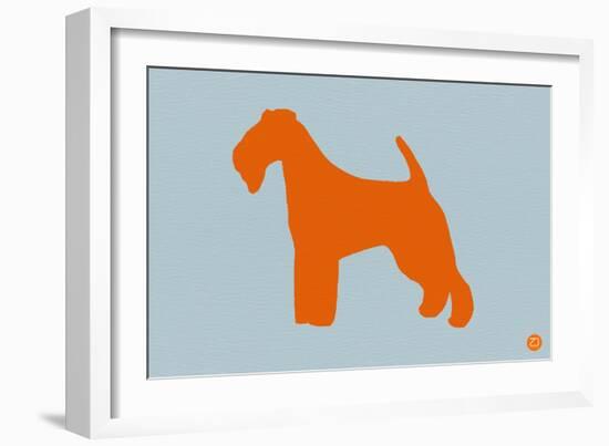 Fox Terrier Orange-NaxArt-Framed Art Print