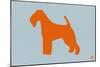 Fox Terrier Orange-NaxArt-Mounted Art Print