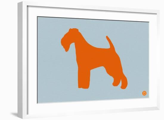 Fox Terrier Orange-NaxArt-Framed Art Print