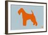 Fox Terrier Orange-NaxArt-Framed Art Print