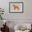 Fox Terrier Orange-NaxArt-Framed Art Print displayed on a wall