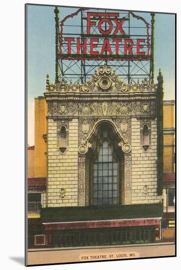Fox Theater, St. Louis, Missouri-null-Mounted Art Print