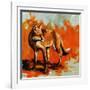 Fox Trot-Sydney Edmunds-Framed Giclee Print