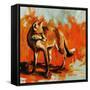 Fox Trot-Sydney Edmunds-Framed Stretched Canvas