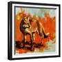 Fox Trot-Sydney Edmunds-Framed Giclee Print