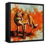 Fox Trot-Sydney Edmunds-Framed Stretched Canvas