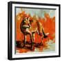 Fox Trot-Sydney Edmunds-Framed Giclee Print