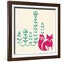 Fox Trot-null-Framed Giclee Print