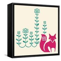 Fox Trot-null-Framed Stretched Canvas