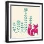 Fox Trot-null-Framed Giclee Print