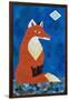 Fox under Diamond Moon-Casey Craig-Framed Art Print