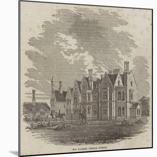 Fox Warren, Cobham, Surrey-null-Mounted Giclee Print