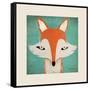 Fox with Border-Ryan Fowler-Framed Stretched Canvas