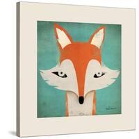 Fox with Border-Ryan Fowler-Stretched Canvas