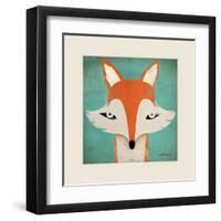 Fox with Border-Ryan Fowler-Framed Art Print