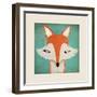 Fox with Border-Ryan Fowler-Framed Art Print