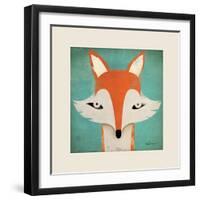 Fox with Border-Ryan Fowler-Framed Art Print