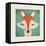 Fox with Border-Ryan Fowler-Framed Stretched Canvas