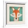 Fox with Border-Ryan Fowler-Framed Art Print