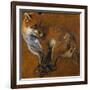 Fox with Legs Tied, by Alexandre-Francois Desportes (1661-1743), France, 18th Century-Alexandre-Francois Desportes-Framed Giclee Print