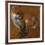 Fox with Legs Tied, by Alexandre-Francois Desportes (1661-1743), France, 18th Century-Alexandre-Francois Desportes-Framed Giclee Print