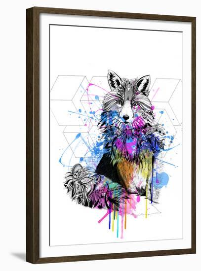 Fox-Karin Roberts-Framed Art Print