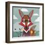 Fox-Anna Polanski-Framed Art Print