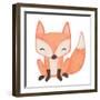 Fox-Josefina-Framed Art Print