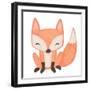 Fox-Josefina-Framed Art Print