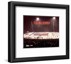 Foxboro Stadium - Last Game Overlay-null-Framed Photographic Print