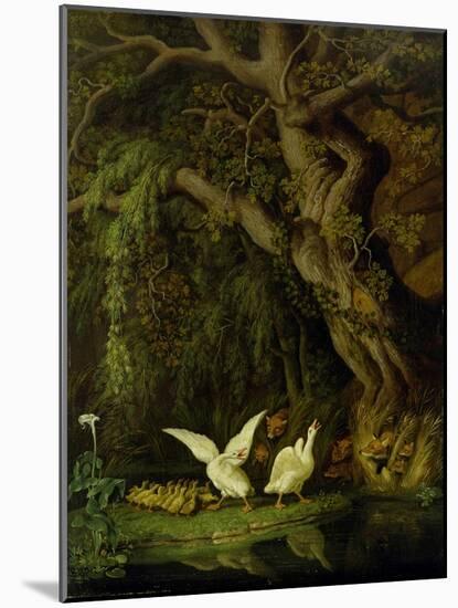 Foxes and Geese-Johann Heinrich Tischbein-Mounted Giclee Print