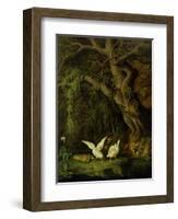 Foxes and Geese-Johann Heinrich Tischbein-Framed Giclee Print