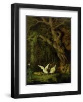 Foxes and Geese-Johann Heinrich Tischbein-Framed Giclee Print