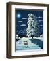 Foxes in Moonlight, 1989-Liz Wright-Framed Giclee Print