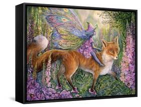 Foxglove Fairy-Josephine Wall-Framed Stretched Canvas